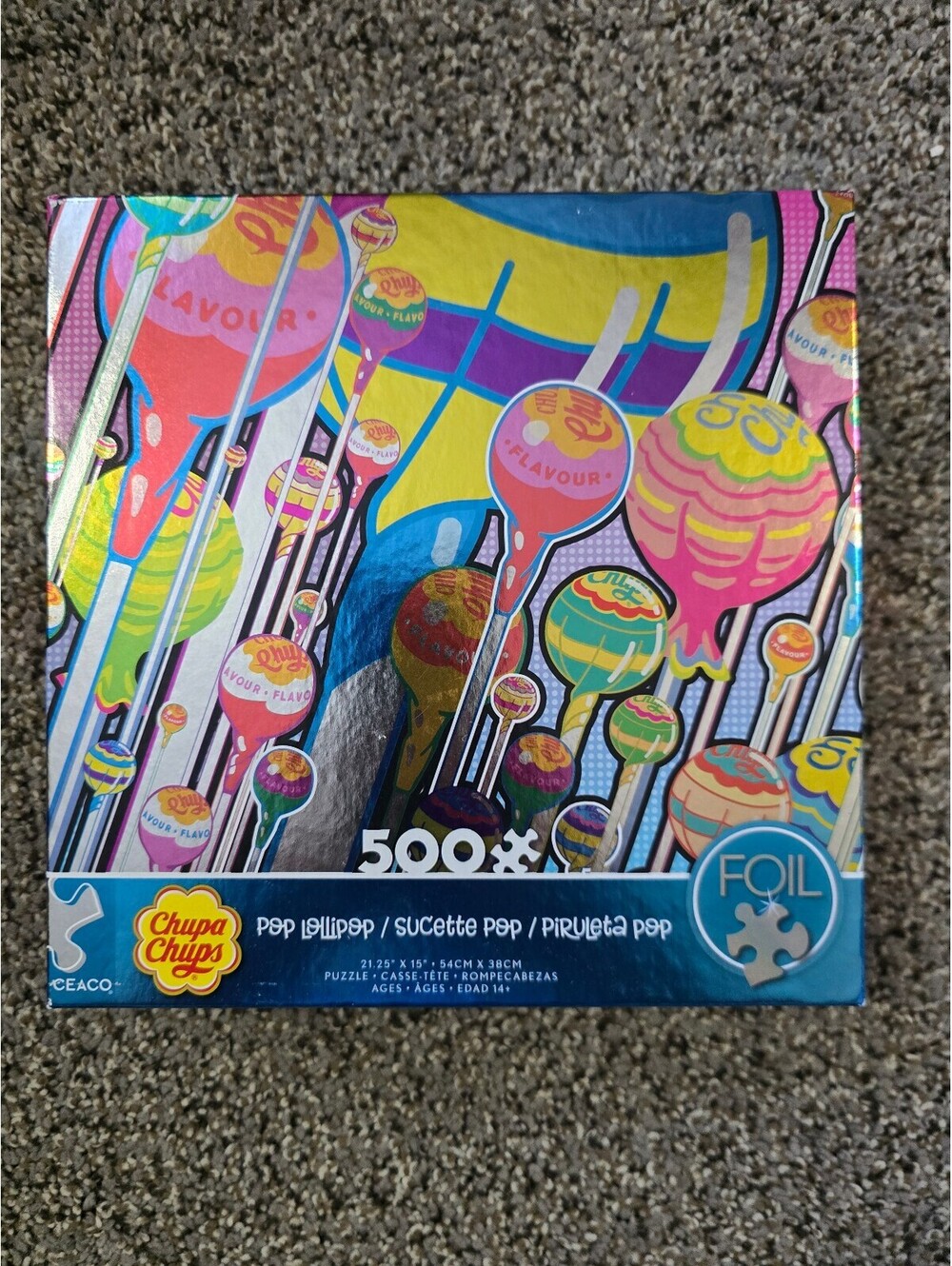 500 Piece Chupa Chups Lollipop Foil Puzzle by CEACO